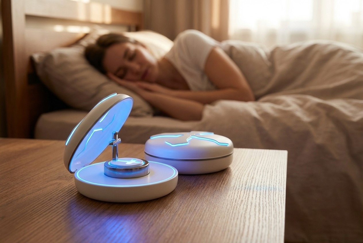 Person Wearing FaithRing During Prayer